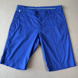 Peak Performance G DAVE SH 3XDRY Mens Shorts Chino Casual Blue Stretch Size 33